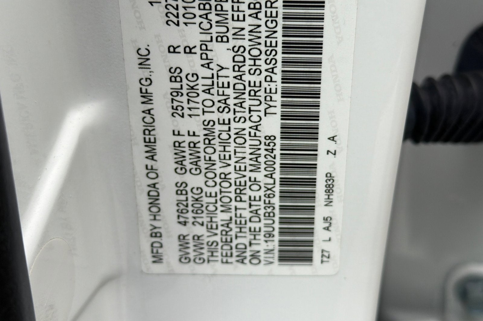 2020 Acura TLX w/Technology/A-Spec Pkg