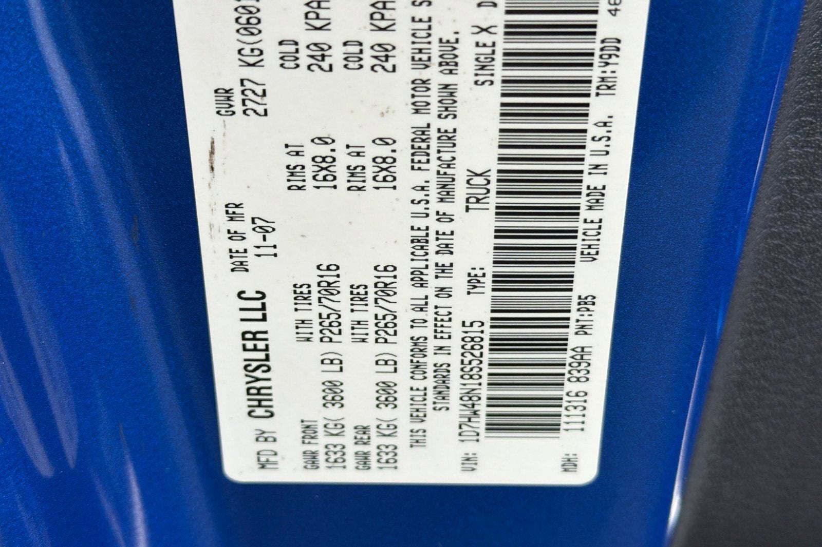 2008 Dodge Dakota SLT