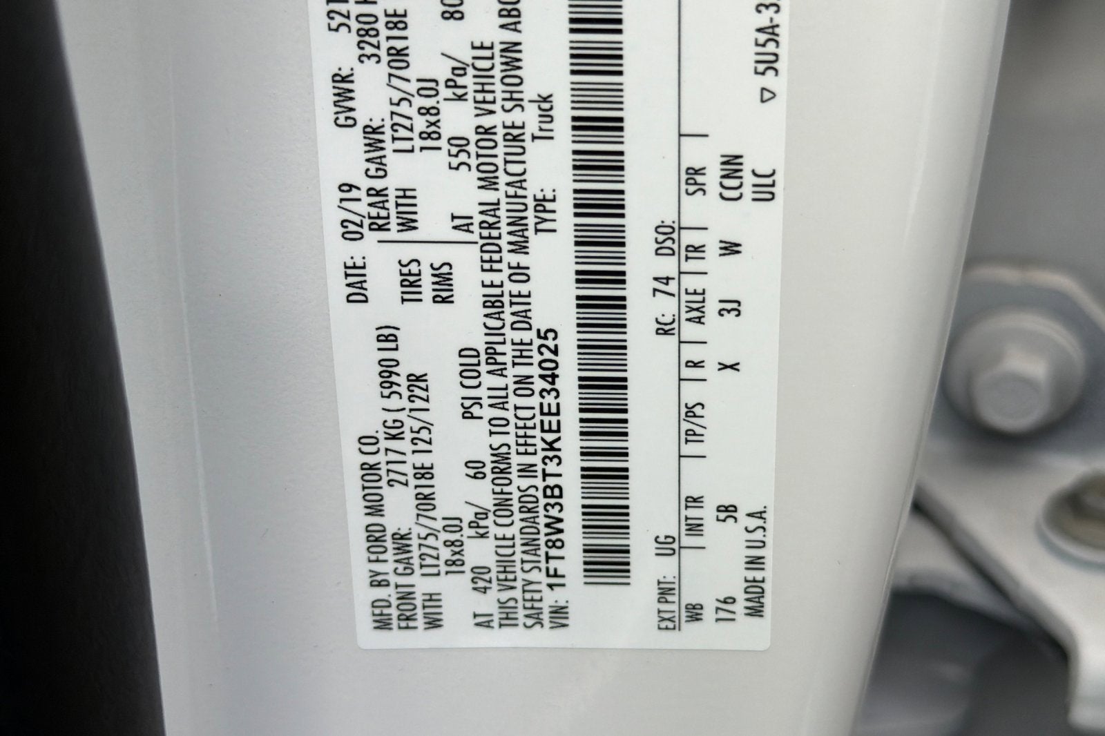 2019 Ford Super Duty F-350 SRW XL