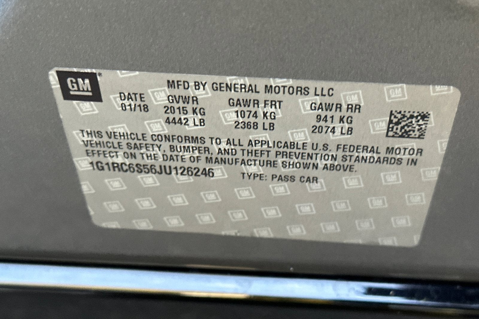 2018 Chevrolet Volt LT