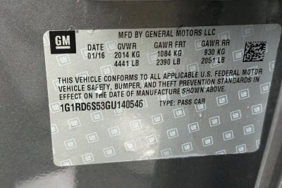 2016 Chevrolet Volt Premier