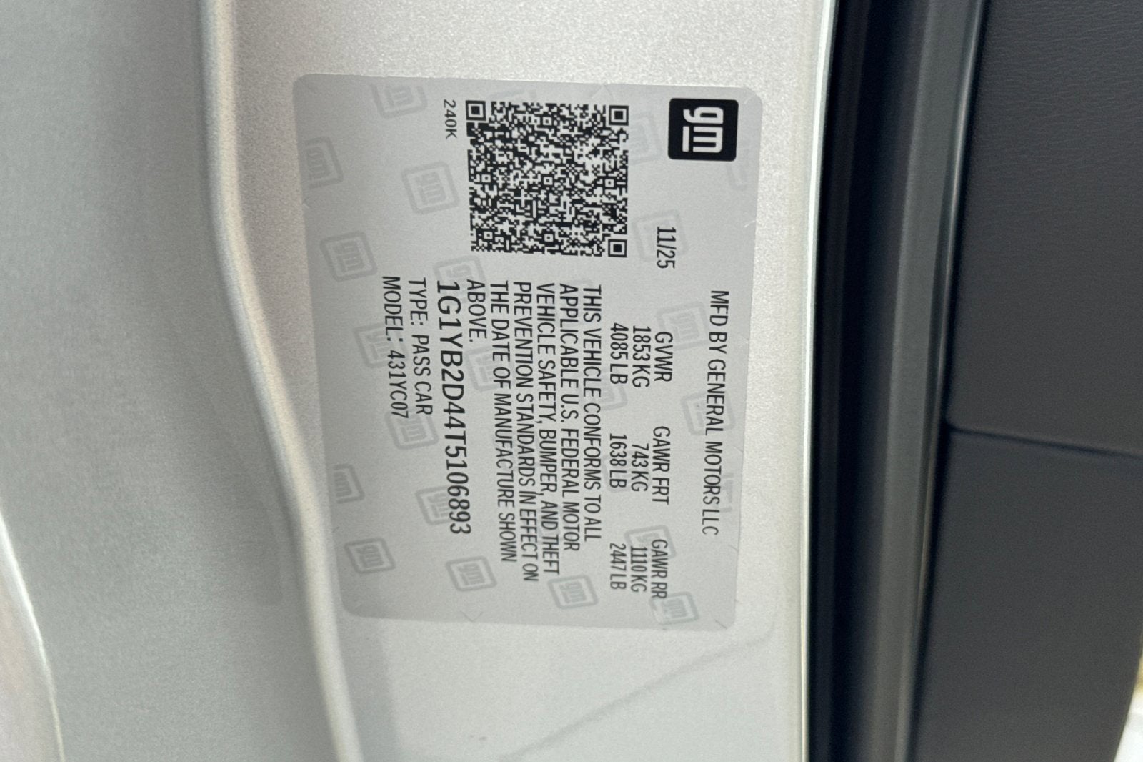 2026 Chevrolet Corvette Stingray 2LT