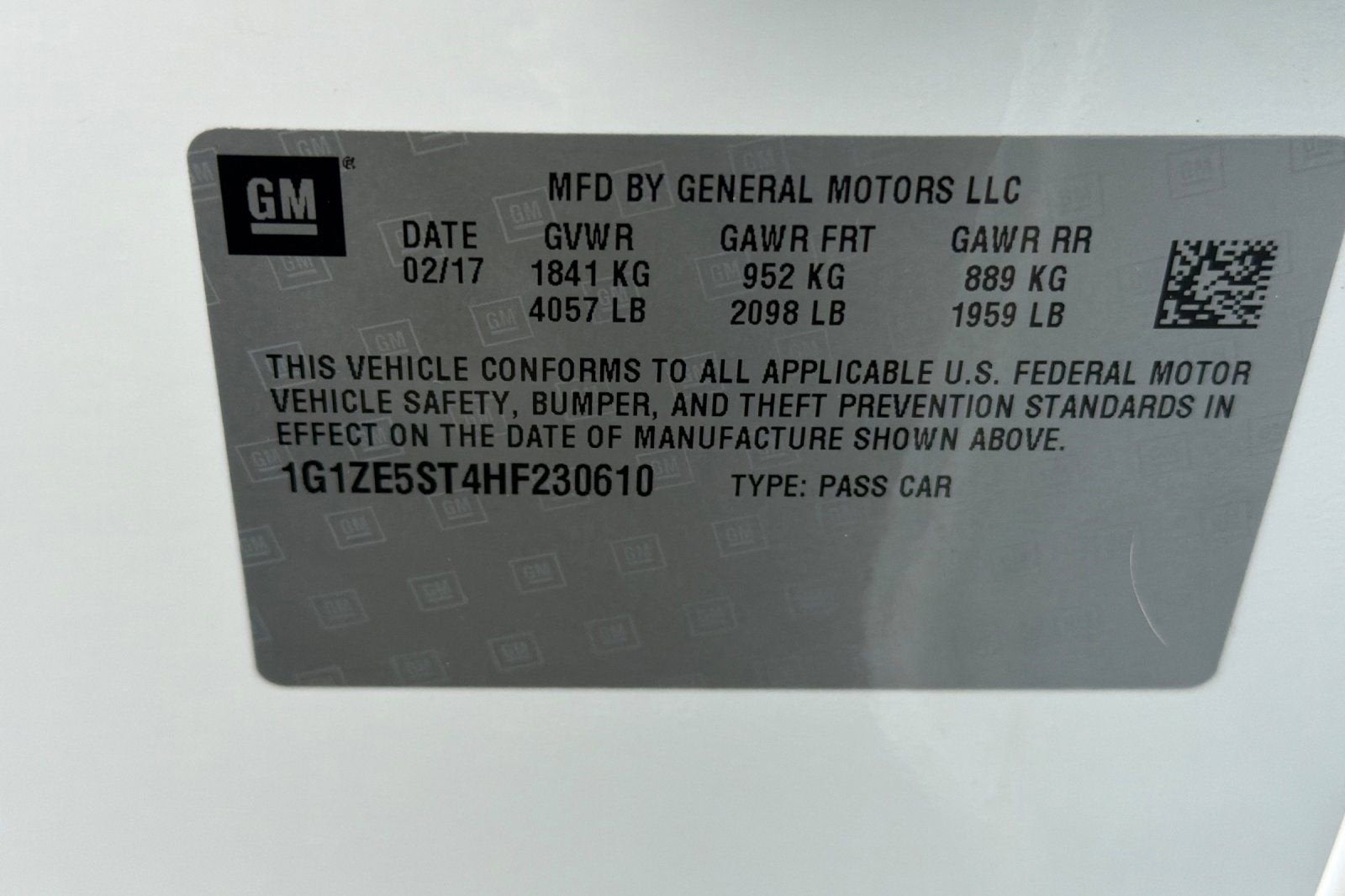 2017 Chevrolet Malibu LT