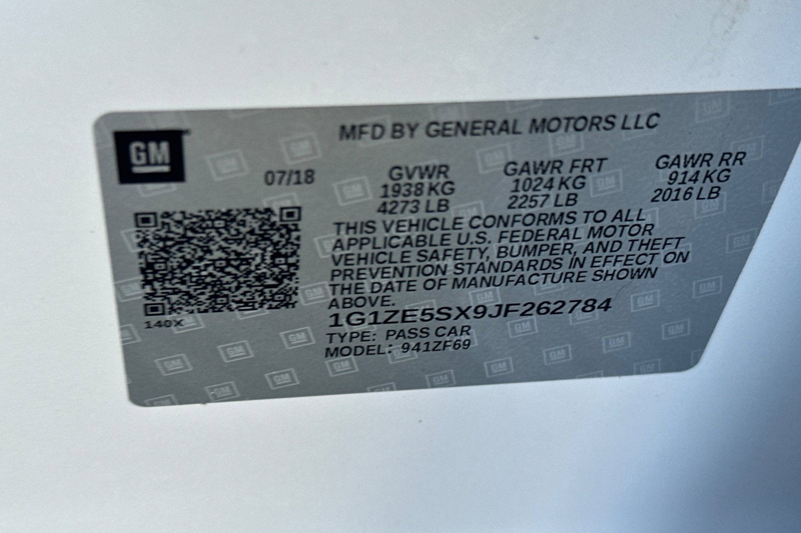 2018 Chevrolet Malibu Premier