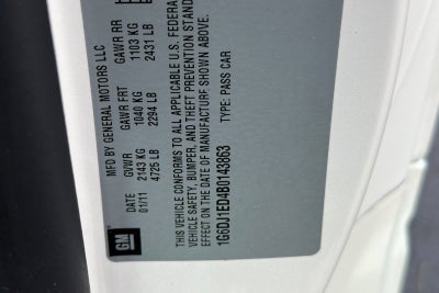 2011 Cadillac CTS Performance