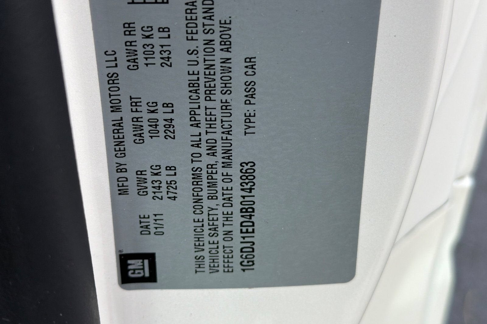 2011 Cadillac CTS Performance