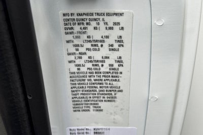 2025 Chevrolet Express Cutaway 3500 1WT