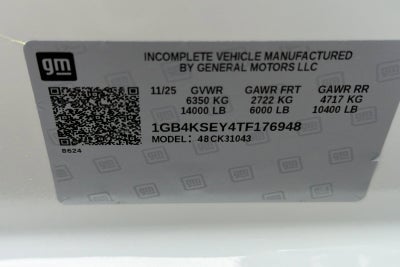 2026 Chevrolet Silverado 3500 HD Chassis Cab Work Truck