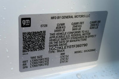 2026 Chevrolet Silverado 2500 HD WT