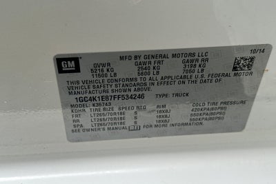 2015 Chevrolet Silverado 3500 HD High Country