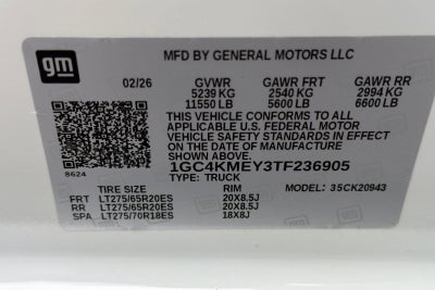 2026 Chevrolet Silverado 2500 HD Custom