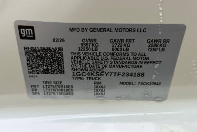 2026 Chevrolet Silverado 3500 HD WT