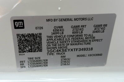2026 Chevrolet Silverado 3500 HD WT DRW