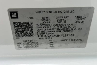 2019 Chevrolet Silverado 3500 HD LTZ