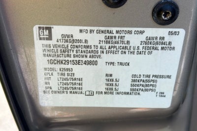 2003 Chevrolet Silverado 2500 HD LS