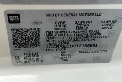 2026 Chevrolet Silverado 1500 RST