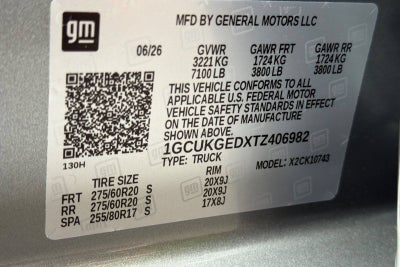 2026 Chevrolet Silverado 1500 LTZ