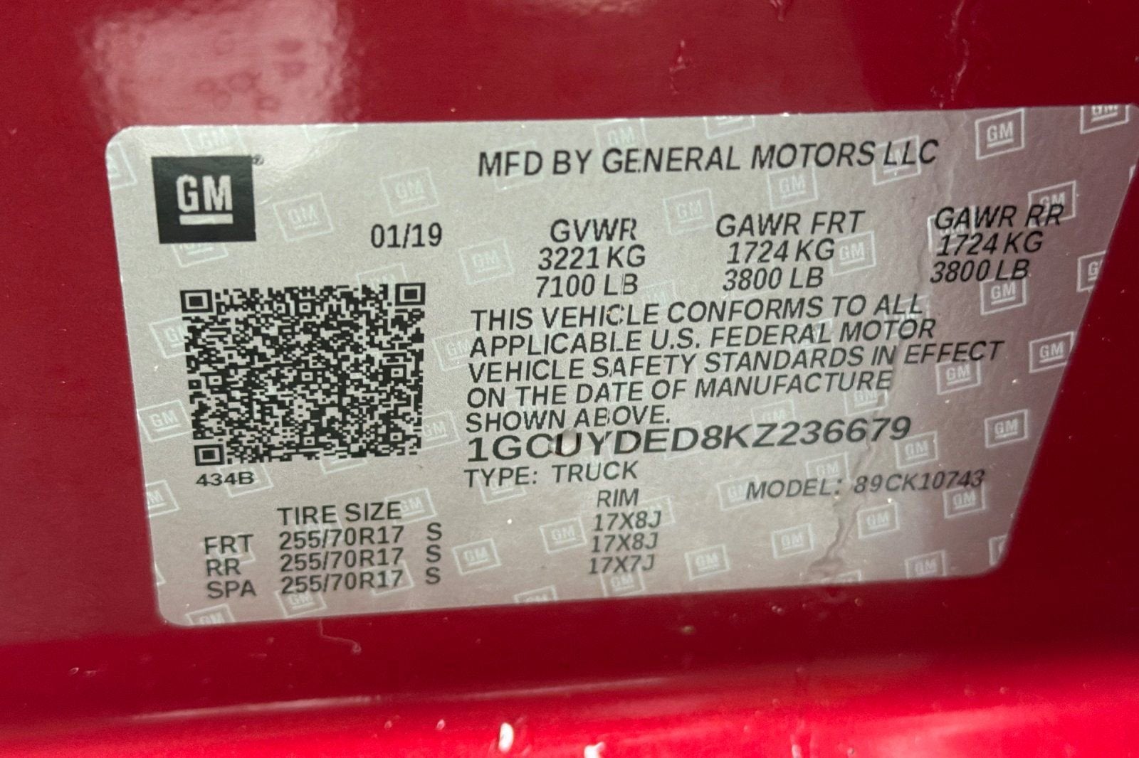 2019 Chevrolet Silverado 1500 LT