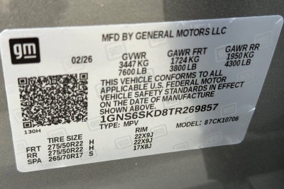 2026 Chevrolet Tahoe Premier