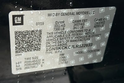 2020 Chevrolet Tahoe Premier