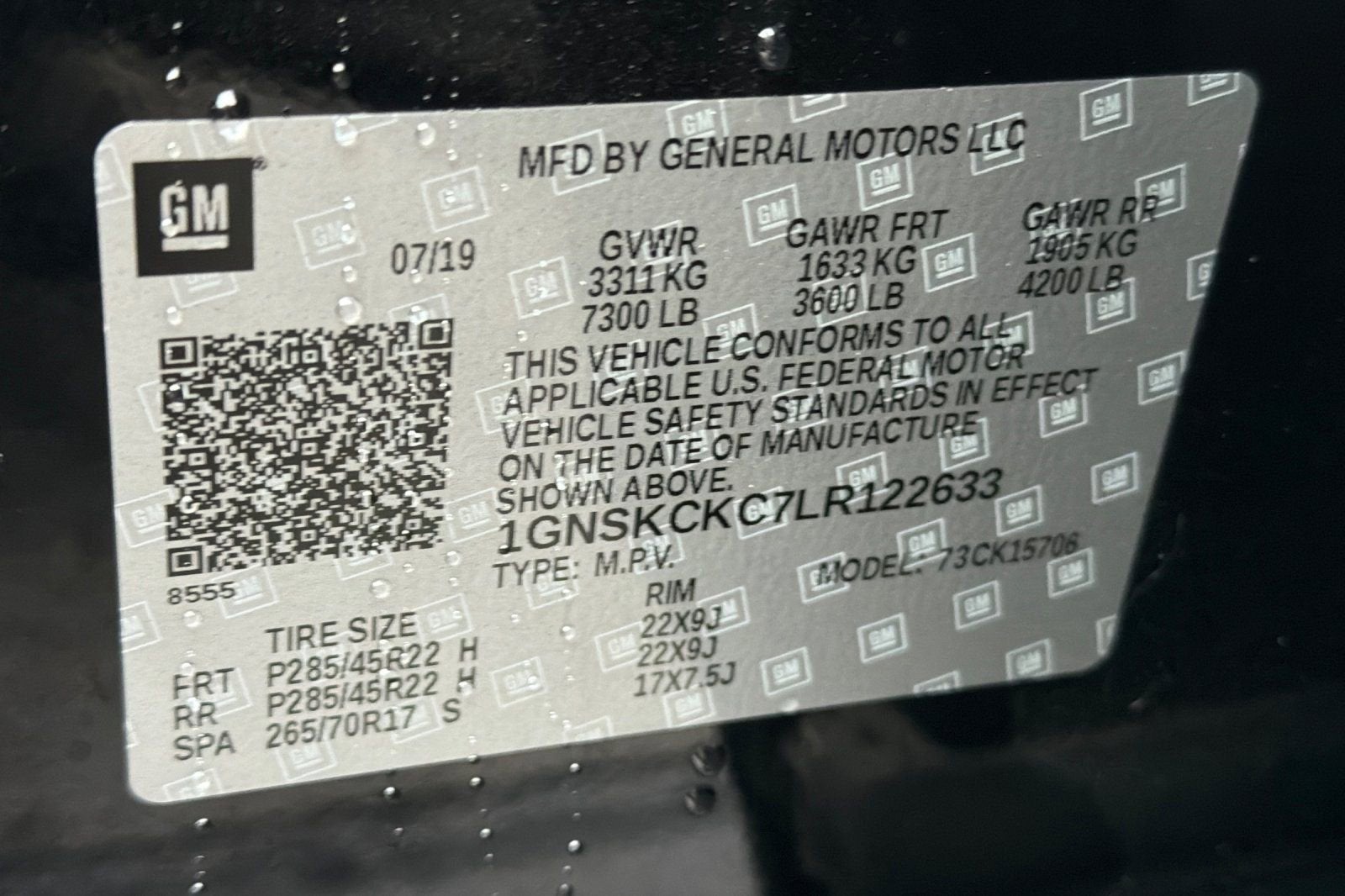 2020 Chevrolet Tahoe Premier