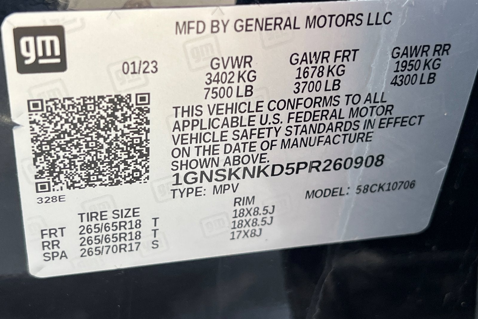 2023 Chevrolet Tahoe LT