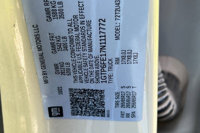 2022 GMC Canyon AT4 - Cloth