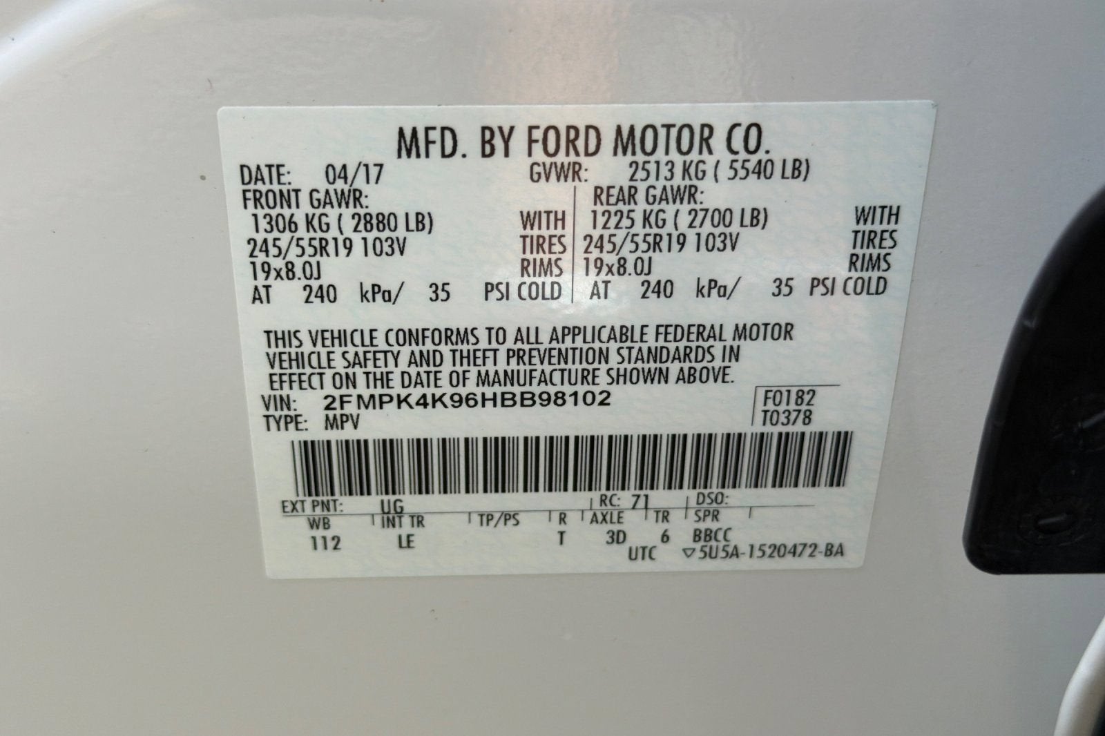 2017 Ford Edge Titanium