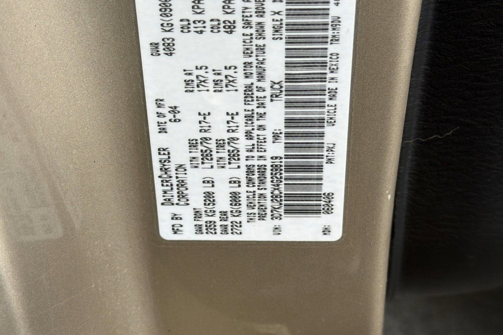 2004 Dodge Ram 2500 SLT