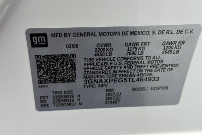 2026 Chevrolet Equinox LT