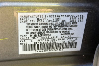 2024 Nissan Sentra S