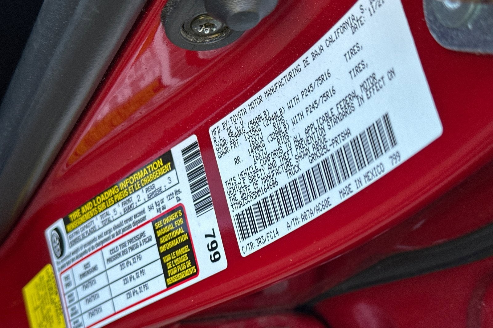 2022 Toyota Tacoma 2WD SR5