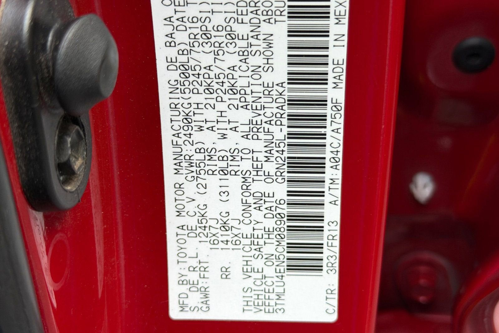 2012 Toyota Tacoma Base