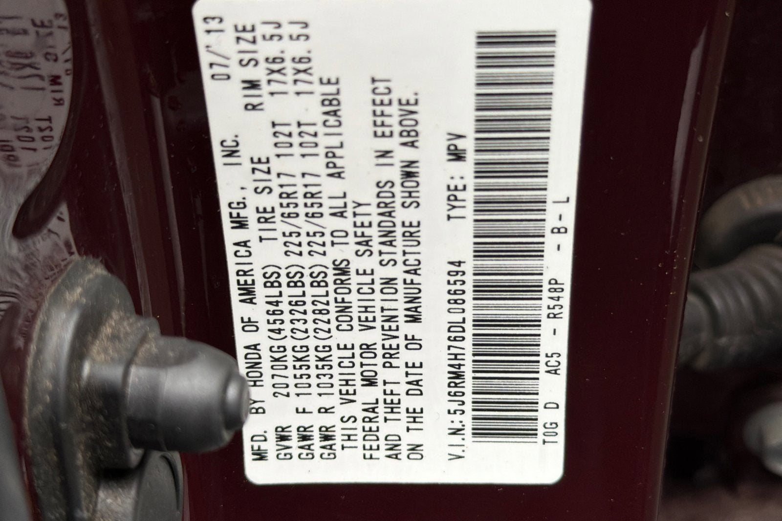 2013 Honda CR-V EX-L