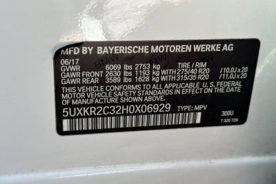 2017 BMW X5 sDrive35i