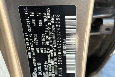 2013 Kia Optima LX