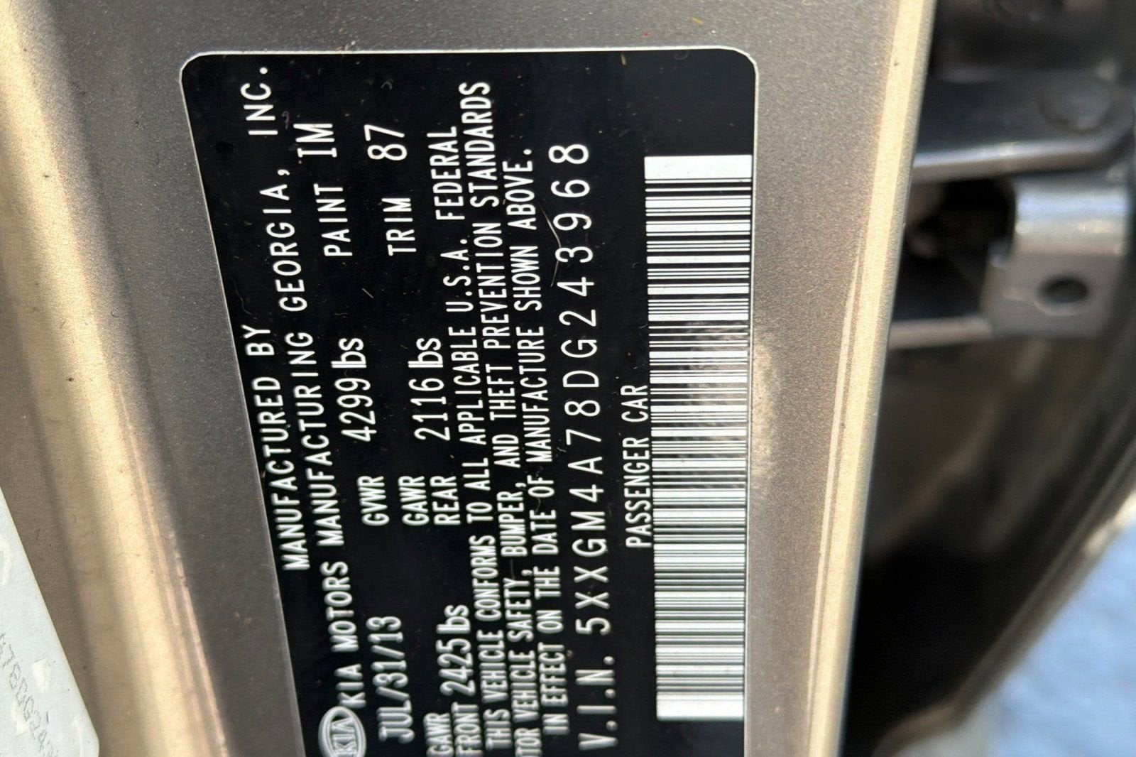 2013 Kia Optima LX