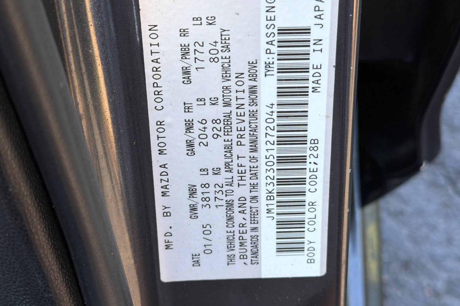 2005 Mazda Mazda3 Special Edition