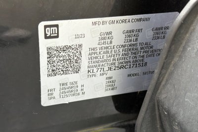2024 Chevrolet Trax 2RS