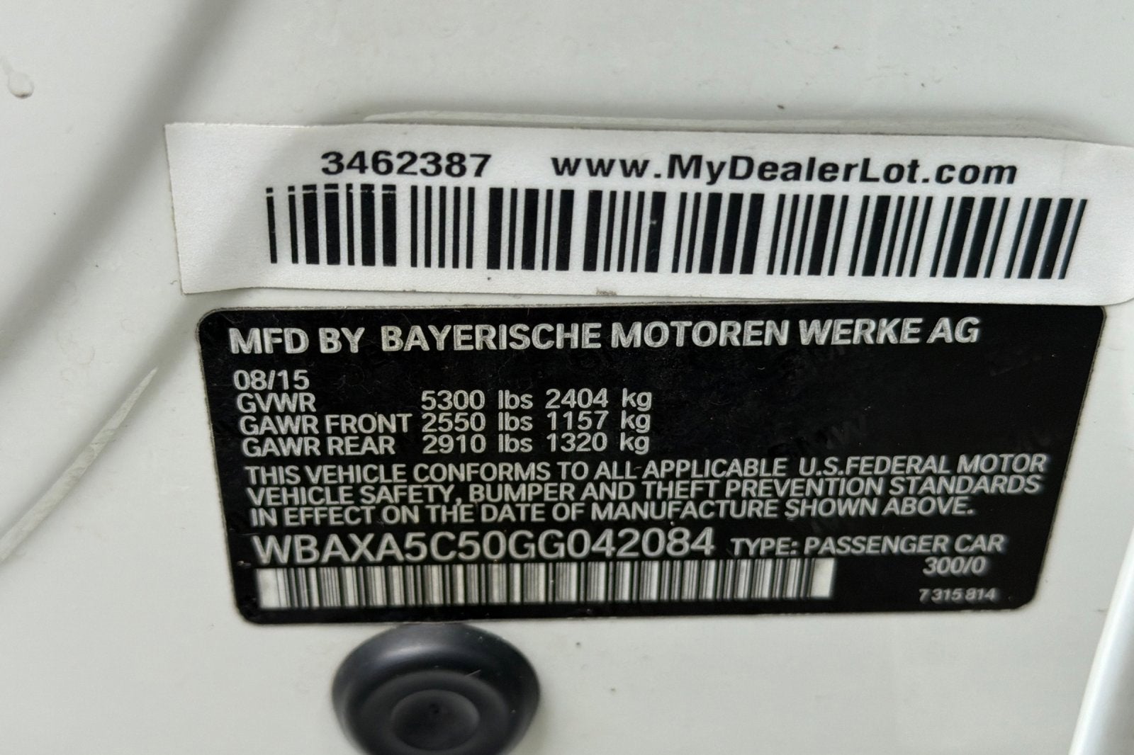 2016 BMW 5 Series 535d