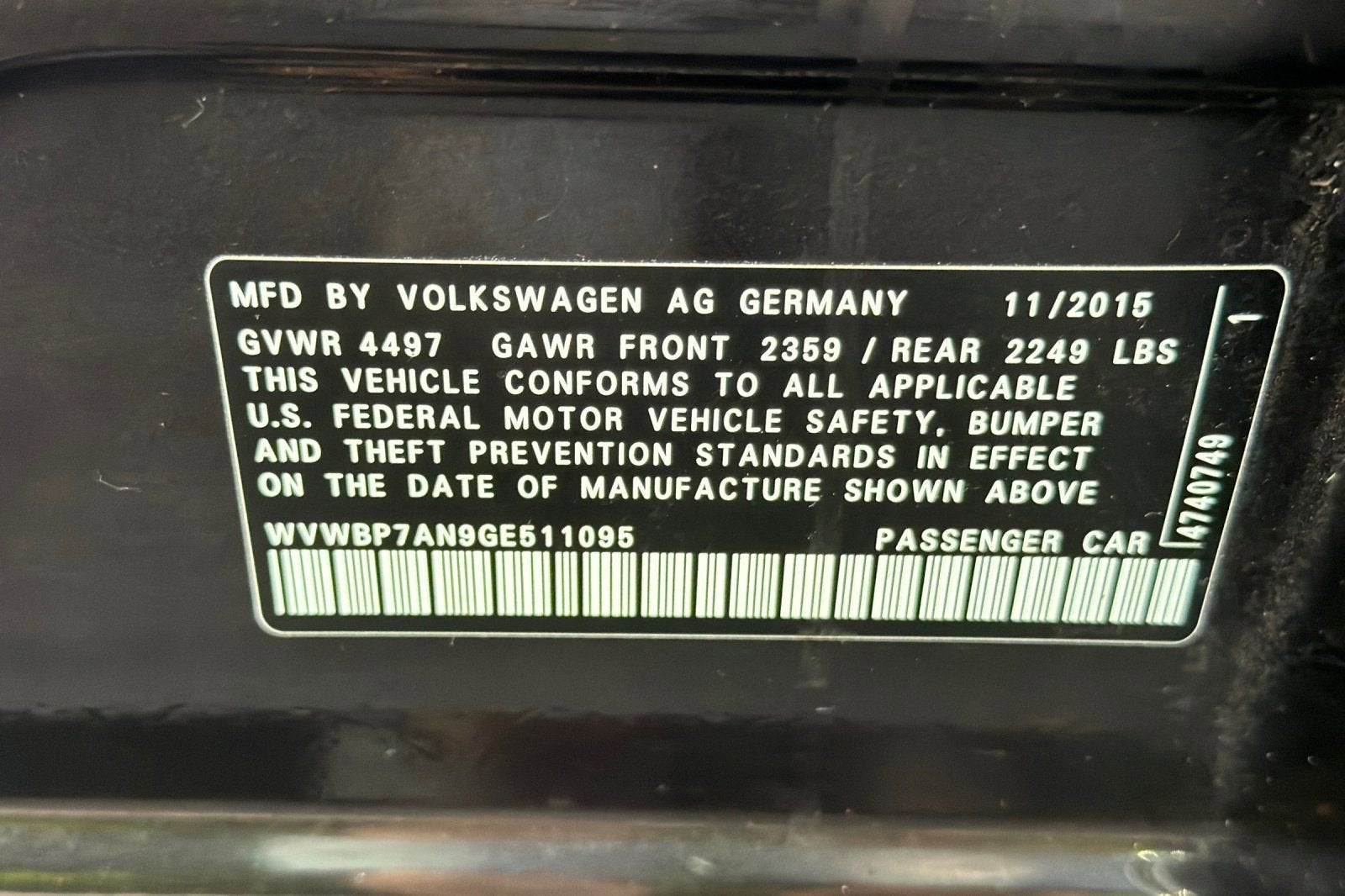 2016 Volkswagen CC Sport