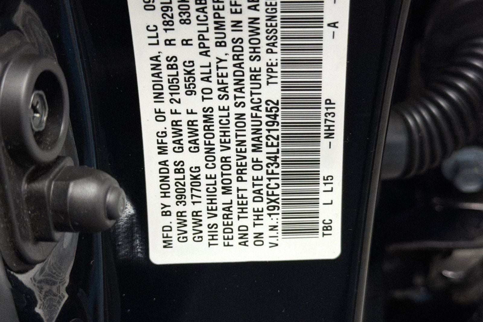 2020 Honda Civic EX