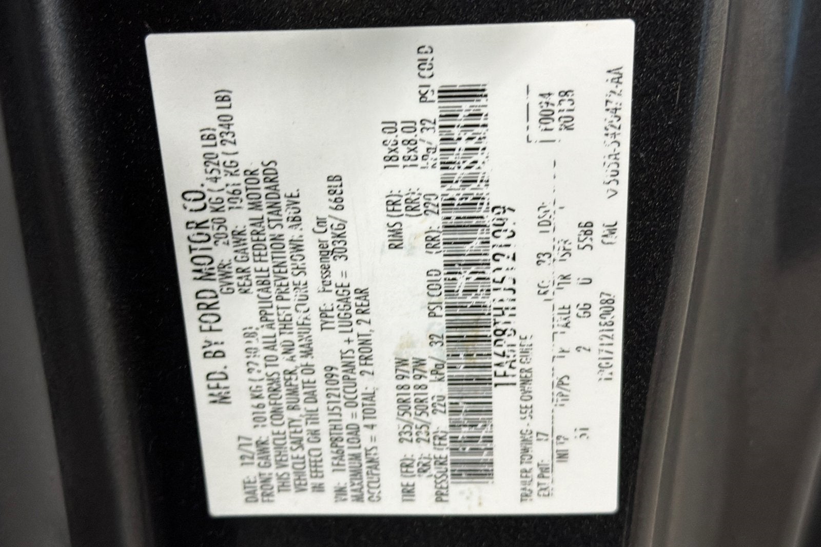 2018 Ford Mustang EcoBoost Premium