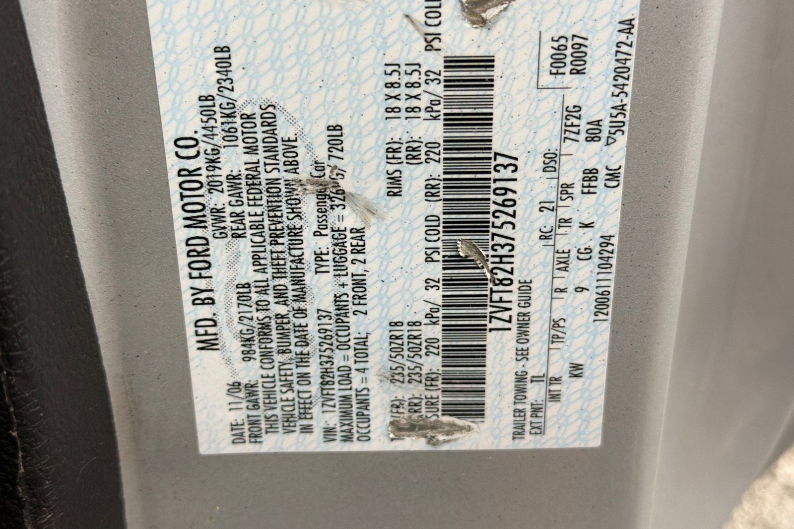 2007 Ford Mustang Base