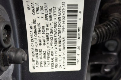 2016 Honda Civic EX