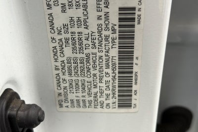 2018 Honda CR-V Touring