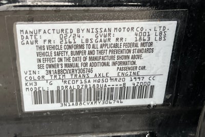 2024 Nissan Sentra SV