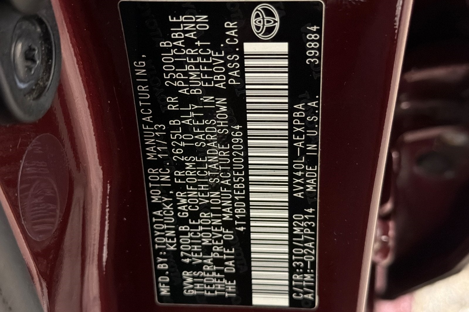 2014 Toyota Avalon Hybrid Limited