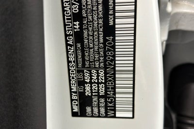 2022 Mercedes-Benz CLA CLA 250 4MATIC®