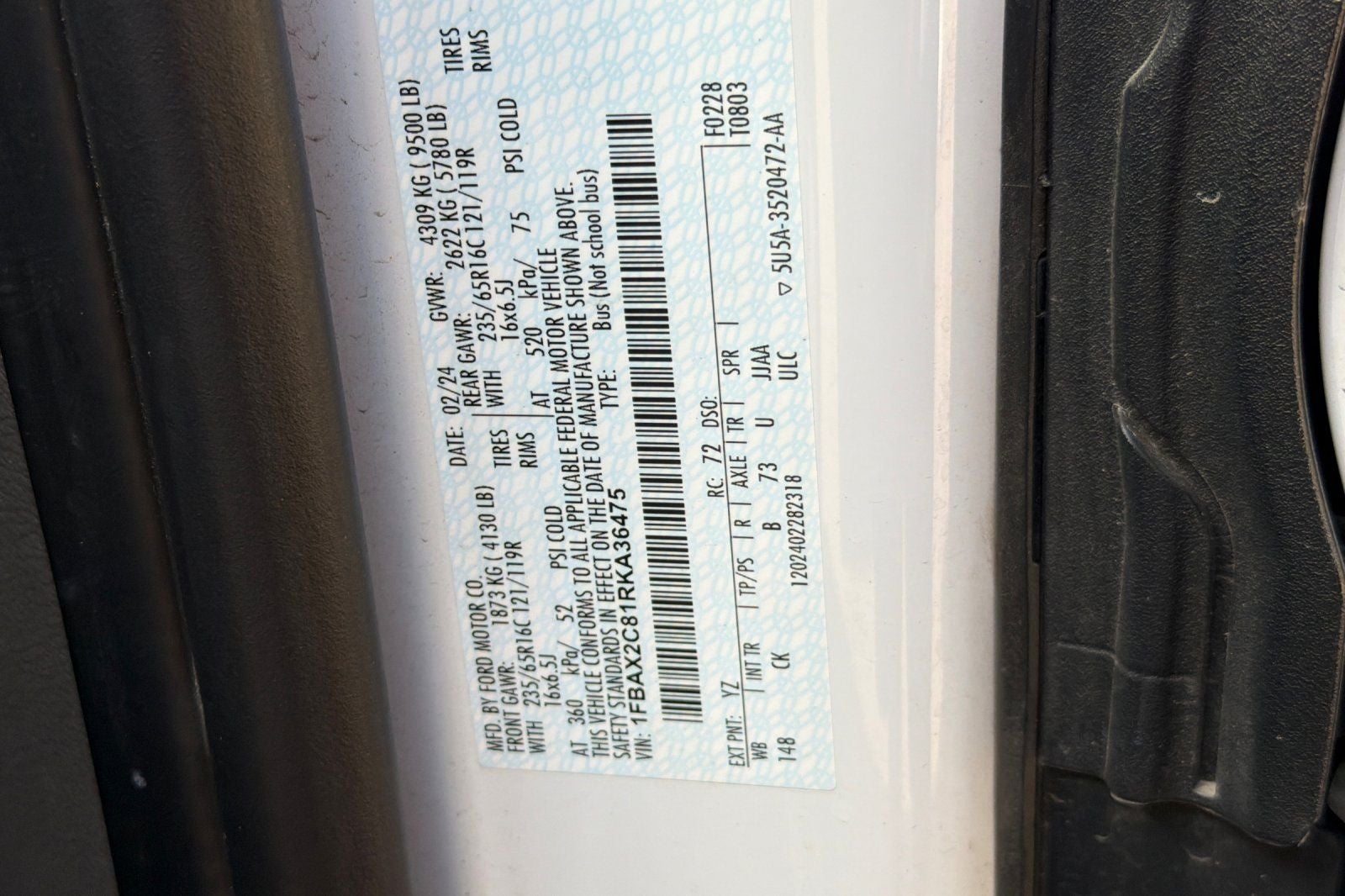 2024 Ford Transit-350 XLT